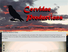 Tablet Screenshot of corvidaeproductions.com